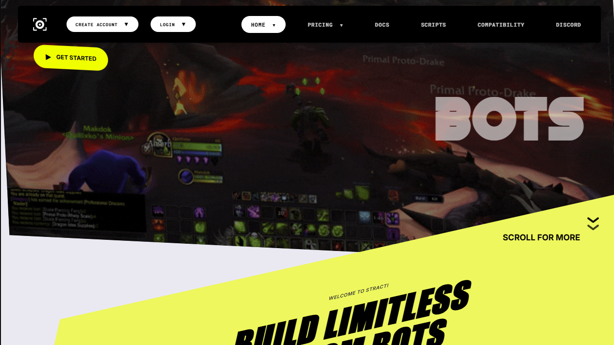 stracti new website